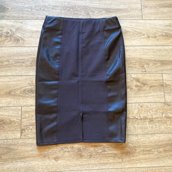 NWT Marc New York Andrew Marc Brown Pencil Skirt - Picture 2 of 9